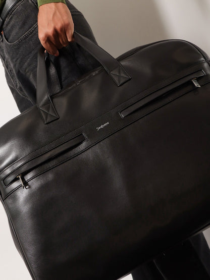 Saint Laurent Camp Leather Travel Bag