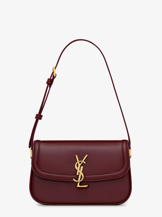Saint Laurent Solferino Leather Shoulder Bag
