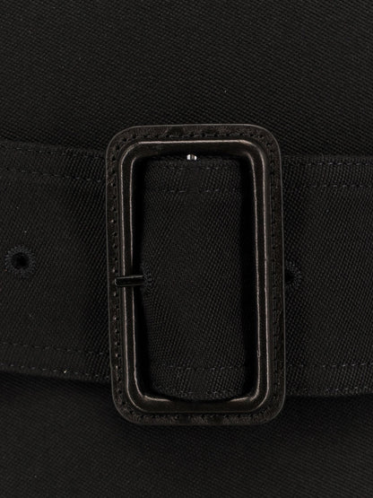Saint Laurent Certified Wool Coat With Belt