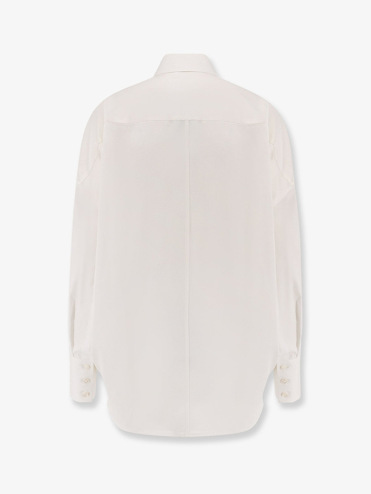 Stella Mccartney Oversize satin shirt - White