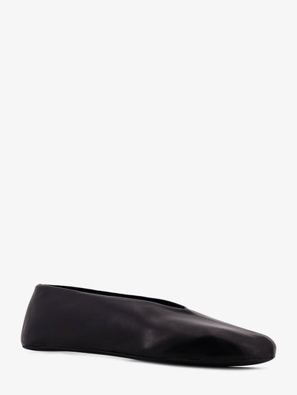 The Row Stella Slipper Leather Ballerinas