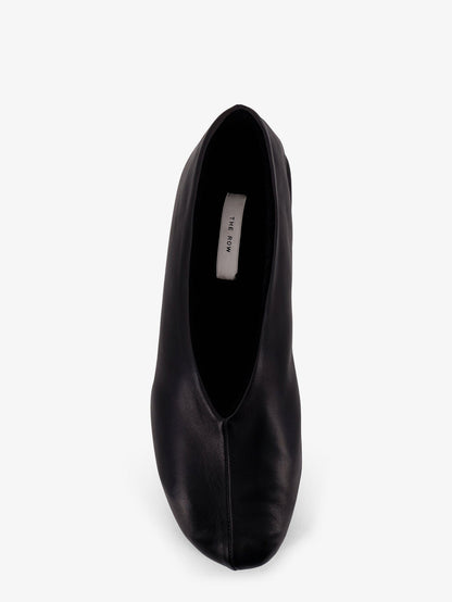 The Row Stella Slipper Leather Ballerinas