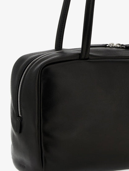 The Row Astra Bowling Leather Shoulder Bag