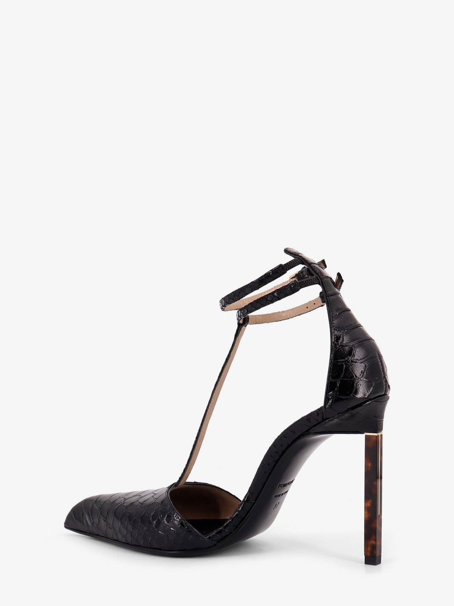 Tom Ford Python Effect Leather Pumps