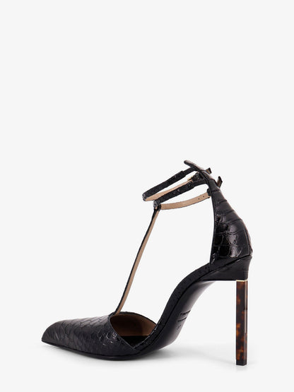 Tom Ford Python Effect Leather Pumps