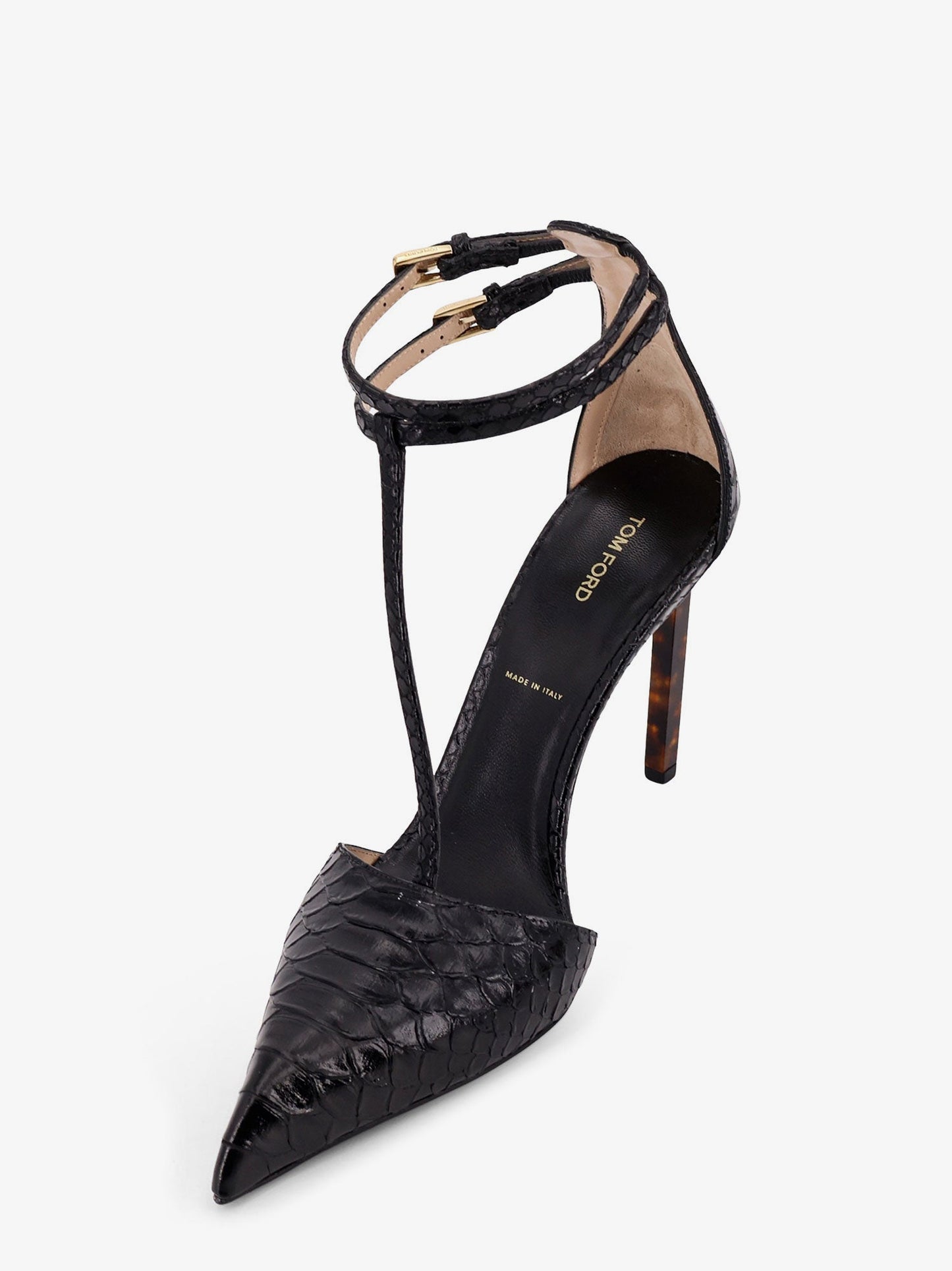 Tom Ford Python Effect Leather Pumps