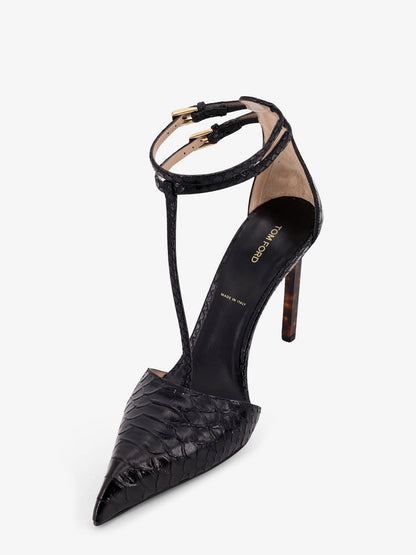 Tom Ford Python Effect Leather Pumps