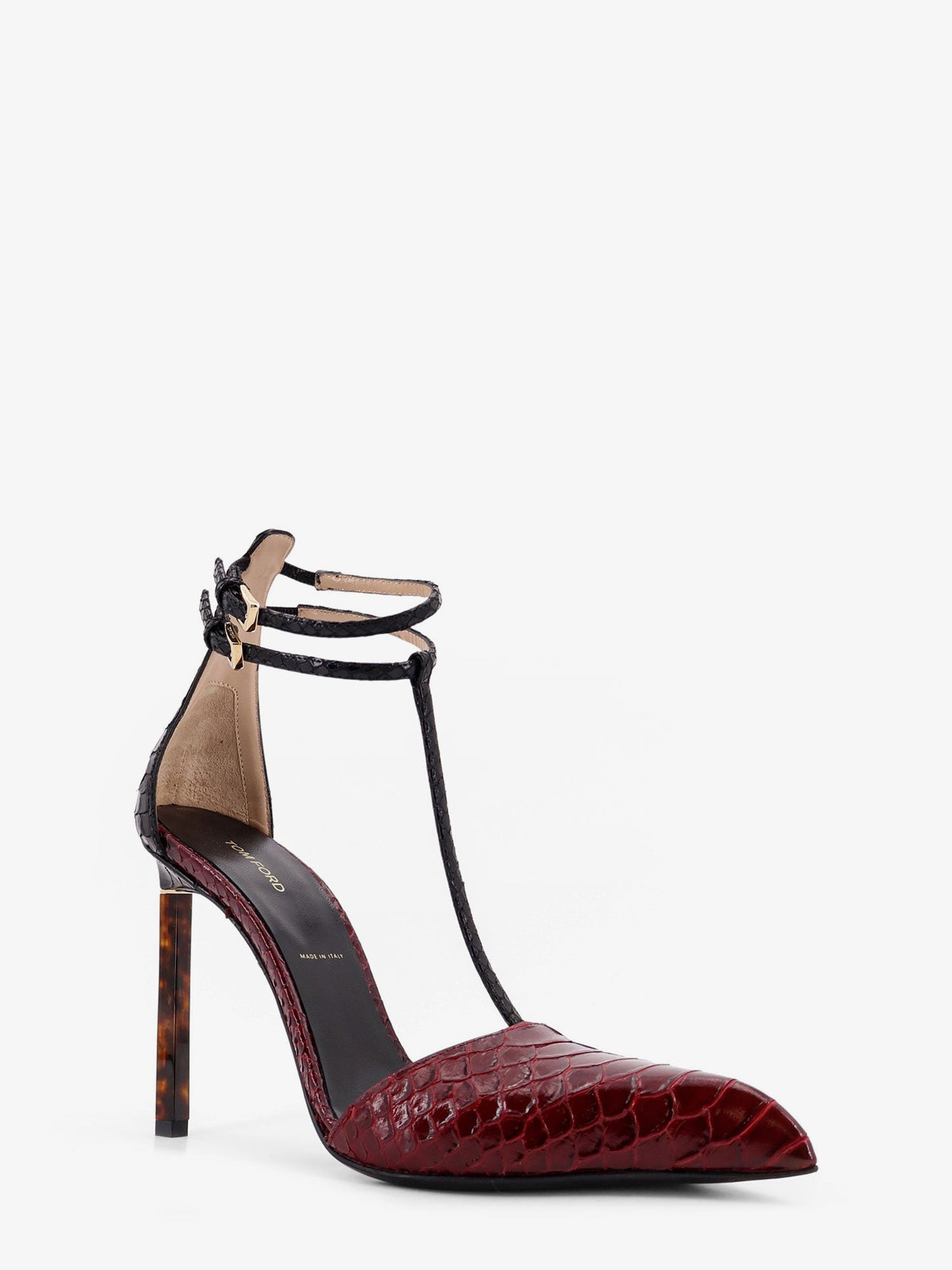 Tom Ford Python Effect Leather Pumps