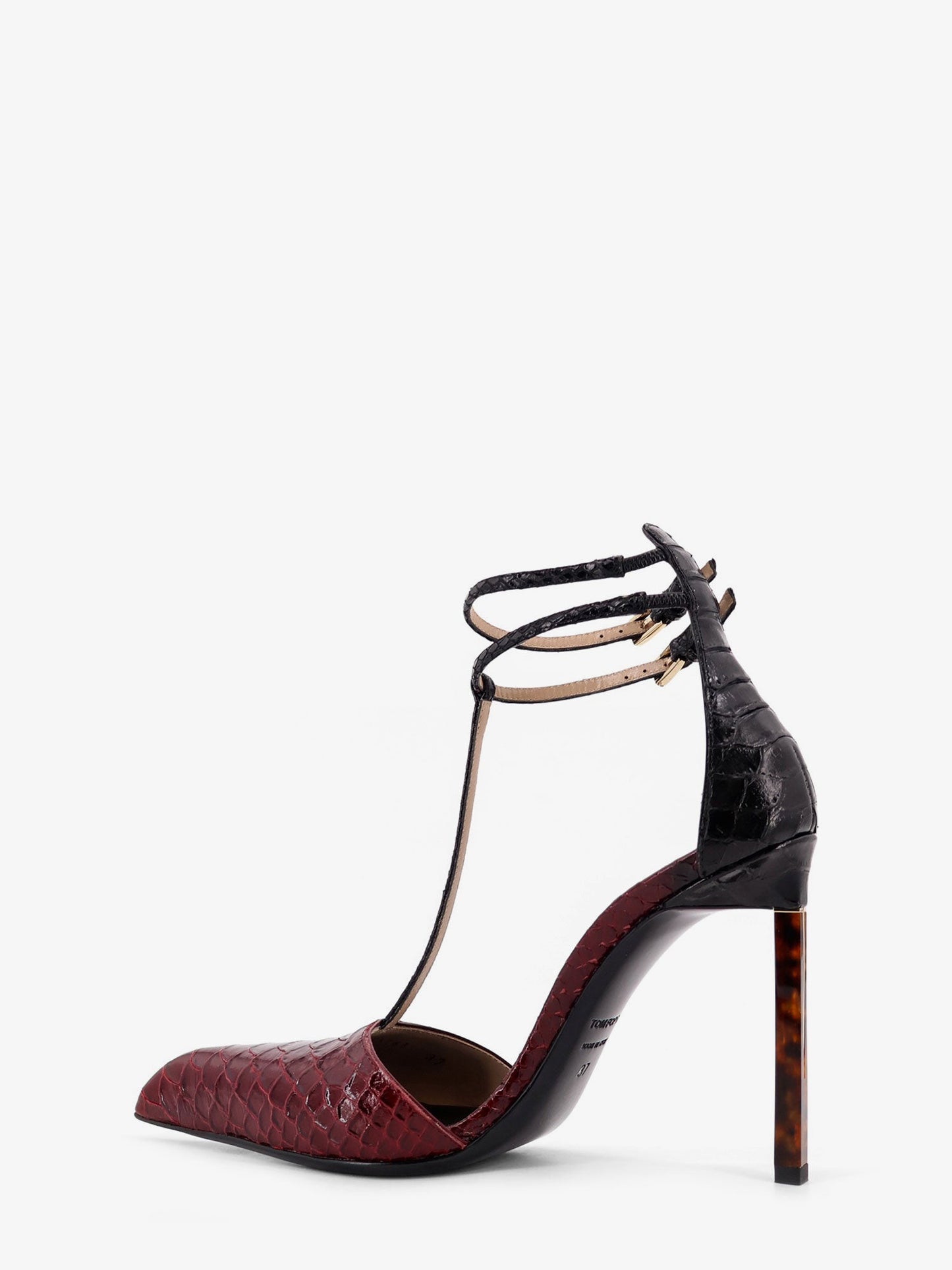 Tom Ford Python Effect Leather Pumps