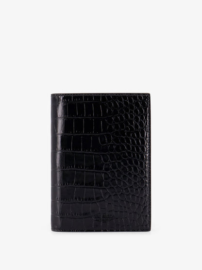 Tom Ford Leather Wallet With Crocodile Print