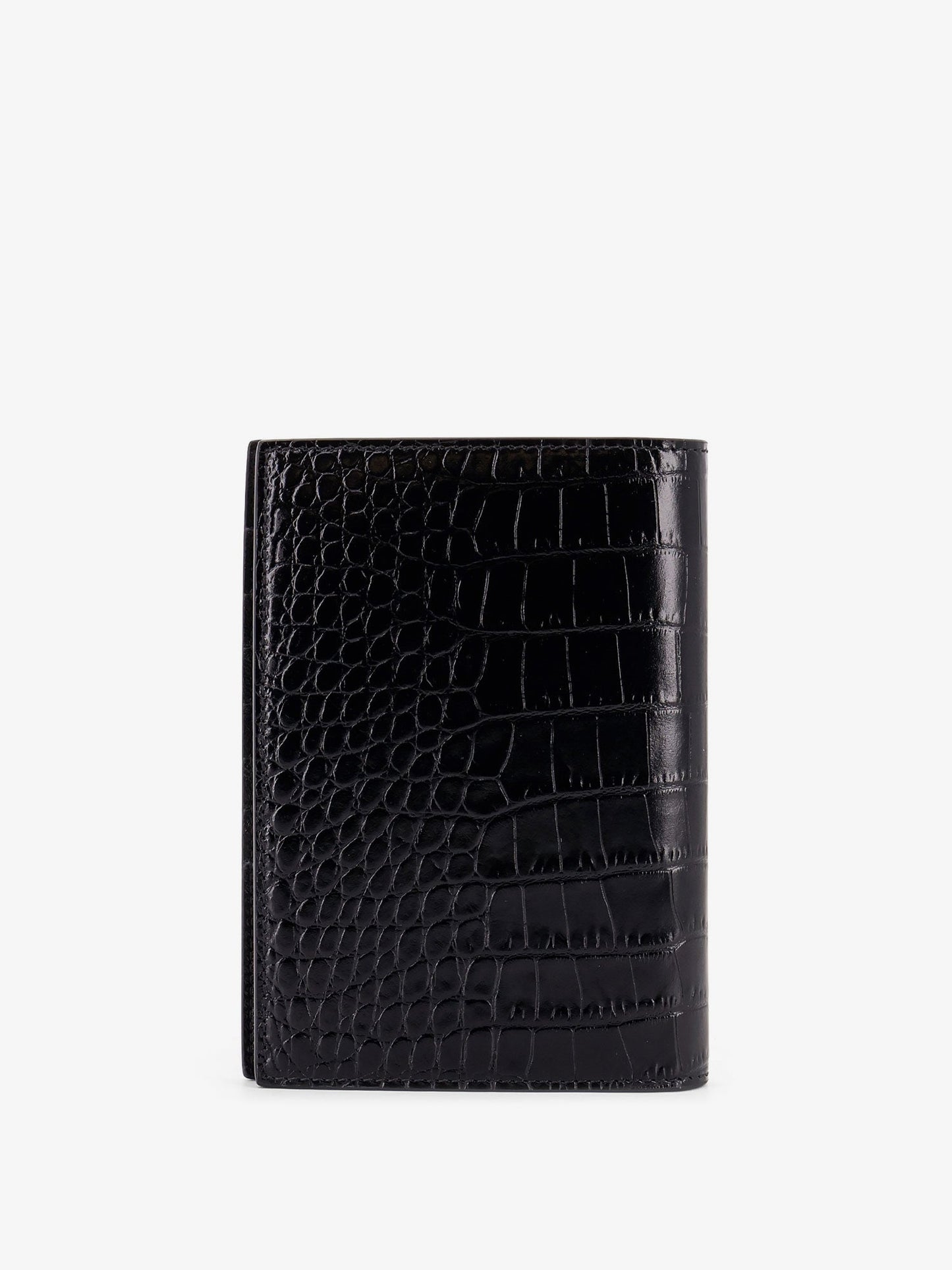 Tom Ford Leather Wallet With Crocodile Print