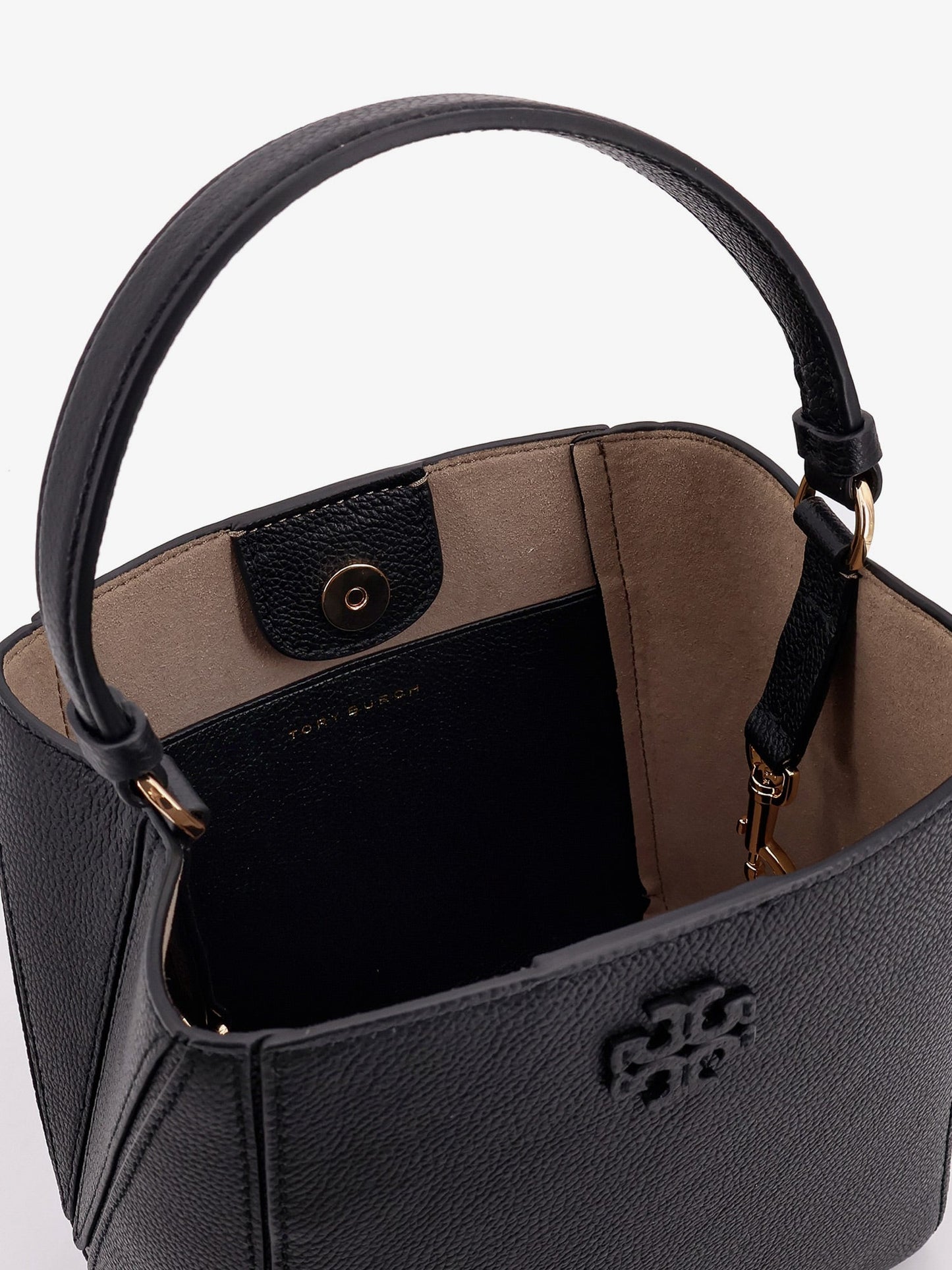 Tory Burch Mc Graw Small Leather Bucket Bag