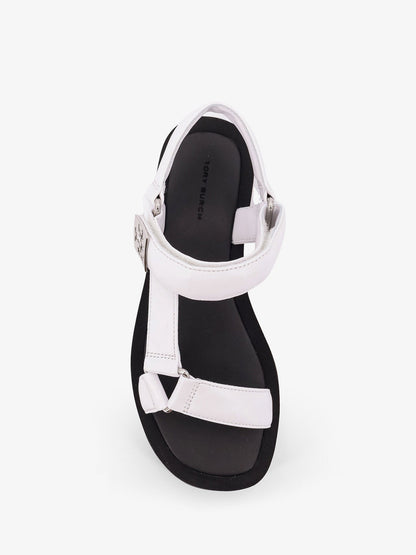 Tory Burch Mellow leather wedge sandals - Tory Navy