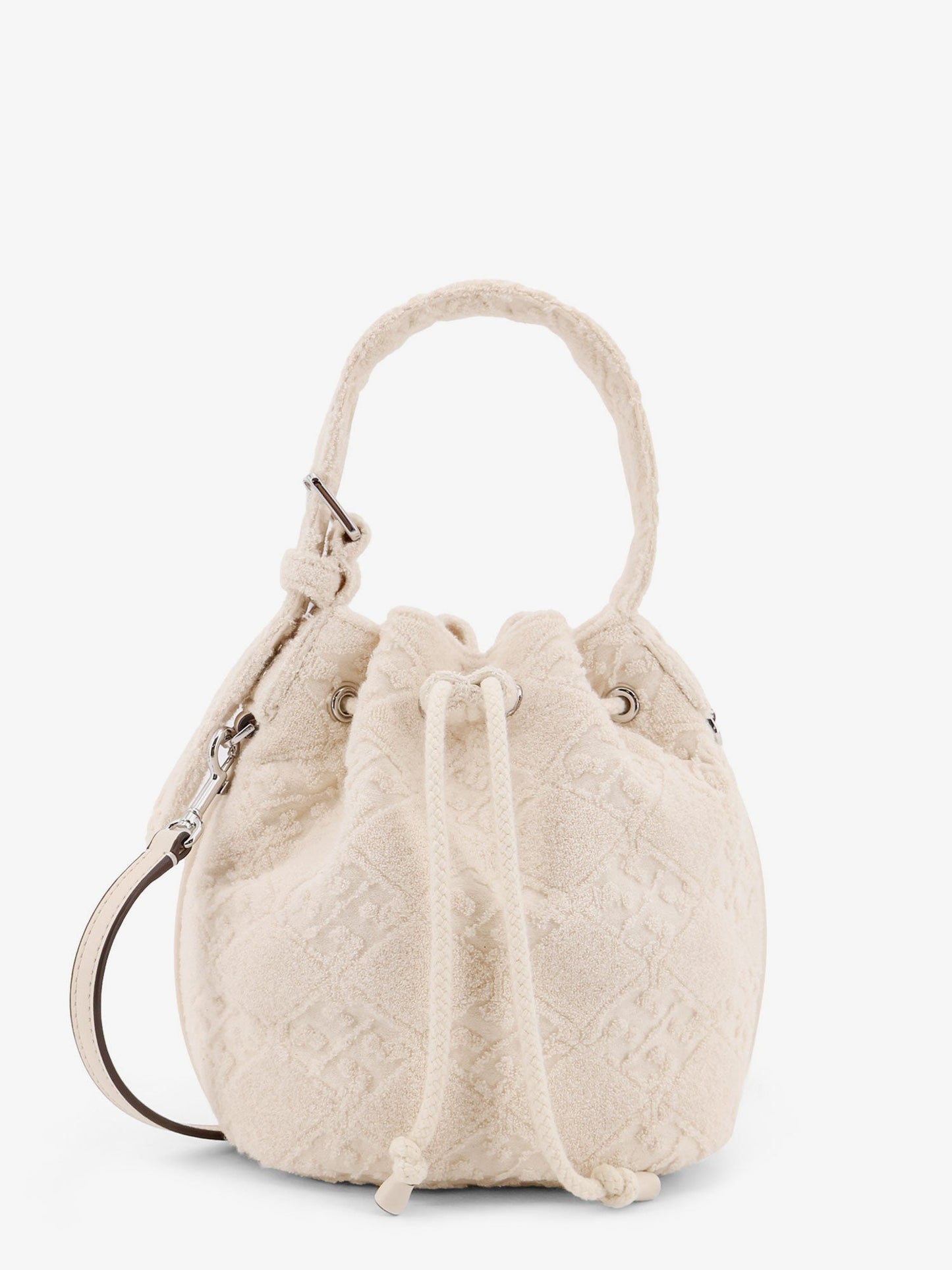 Tory Burch T Monogram Terry Mini Canvas Bucket Bag
