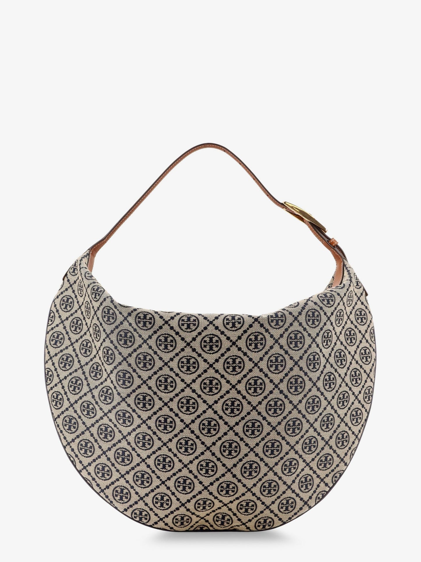 Tory Burch T Monogram Balloon Jacquard Fabric Shoulder Bag