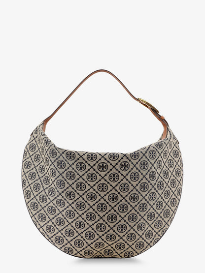 Tory Burch T Monogram Balloon Jacquard Fabric Shoulder Bag