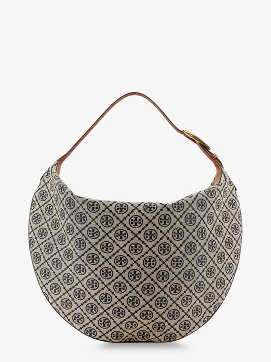 Tory Burch T Monogram Balloon Jacquard Fabric Shoulder Bag