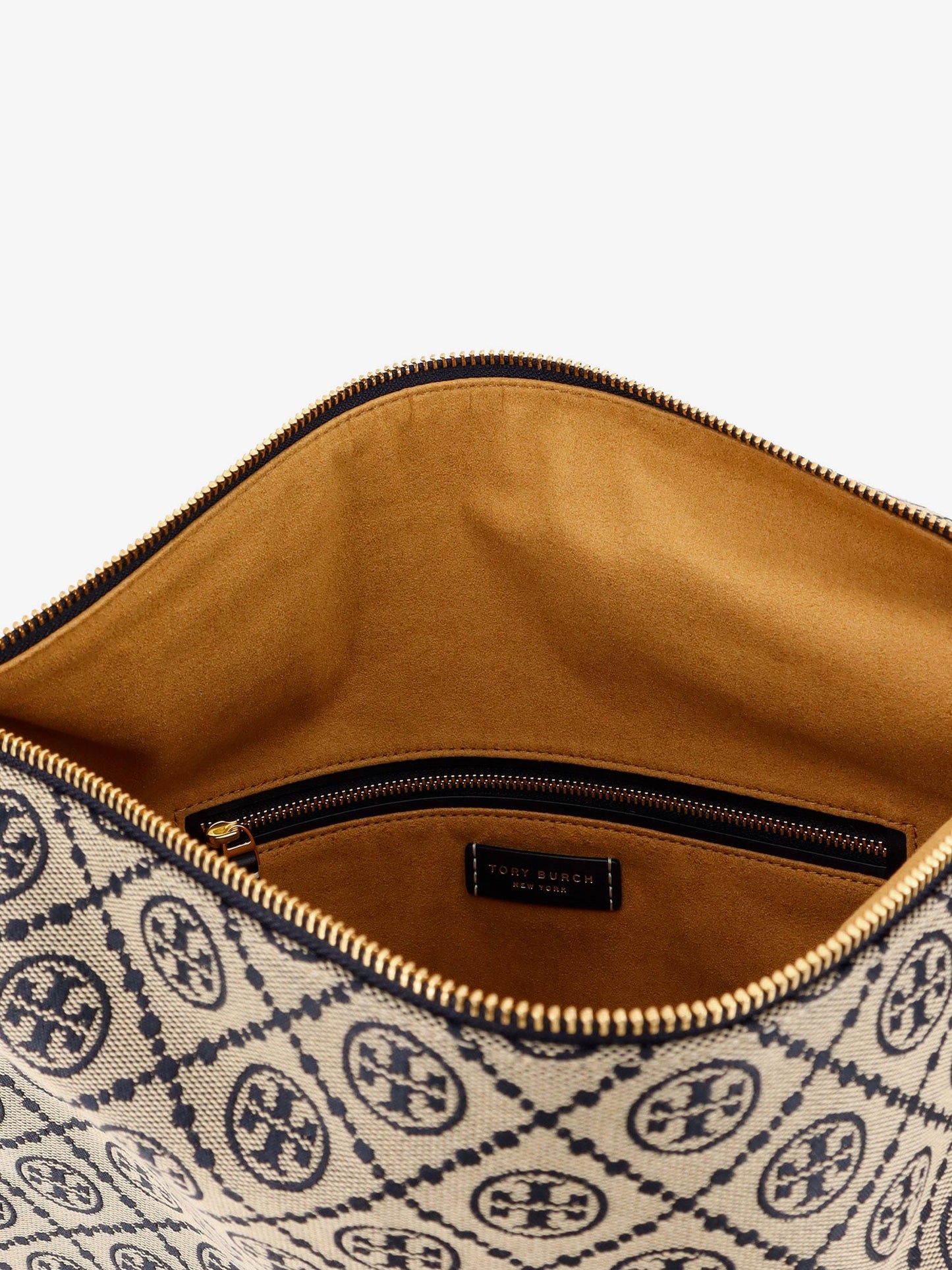 Tory Burch T Monogram Balloon Jacquard Fabric Shoulder Bag