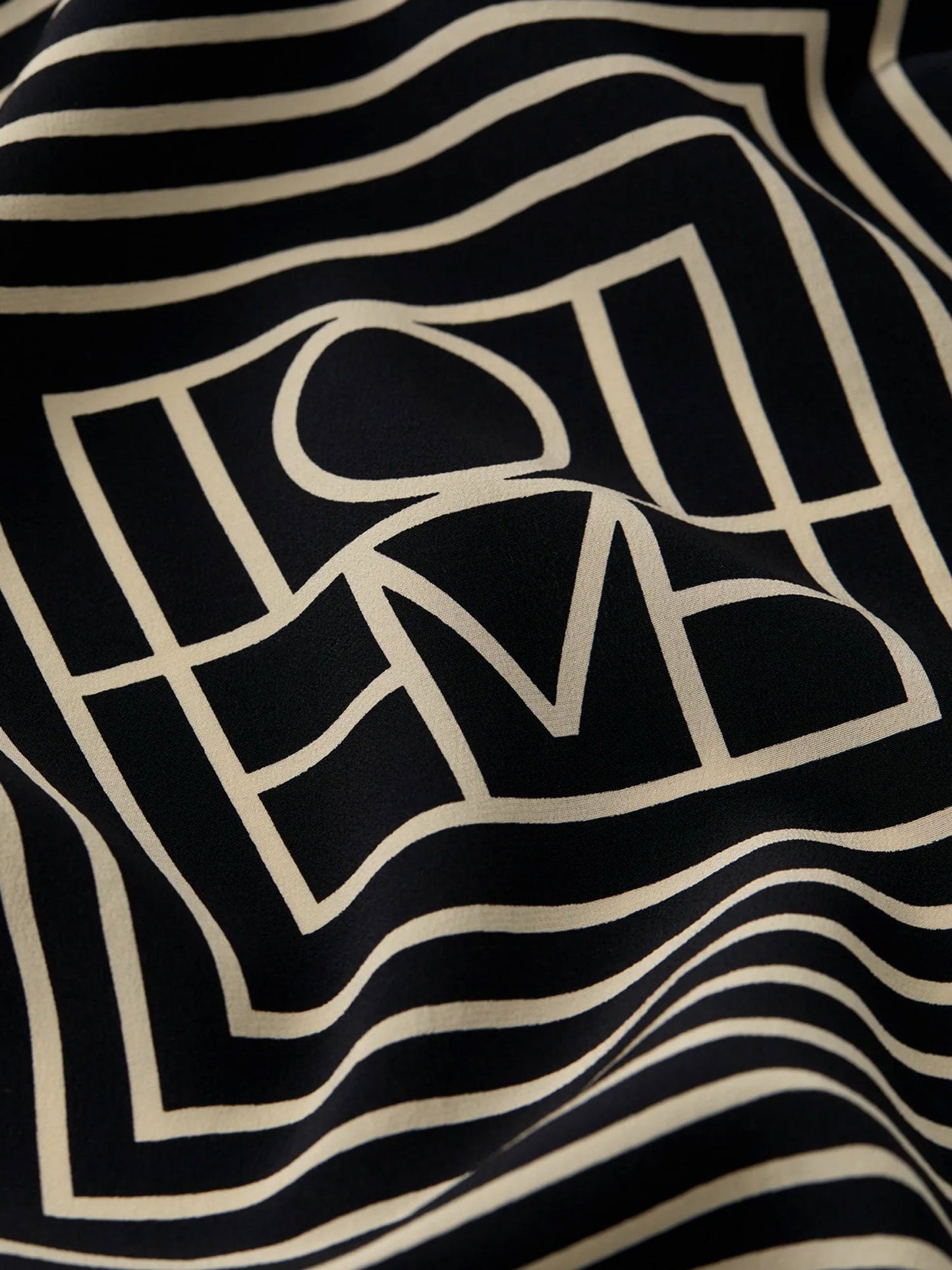 Toteme Logoed Silk Foulard