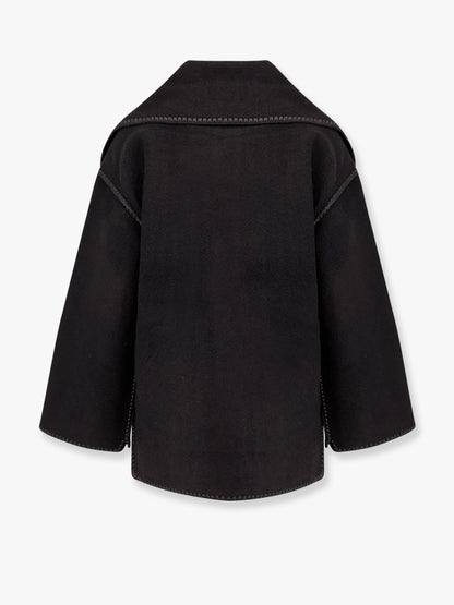 Toteme Embroidered Scarf Wool Blend Jacket
