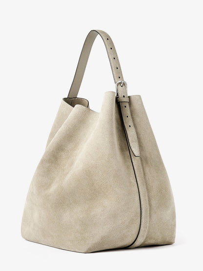 Toteme Leather Belted Tote Shoulder Bag