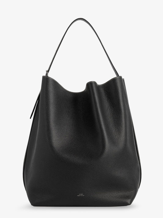 Toteme Leather Belted Tote Shoulder Bag