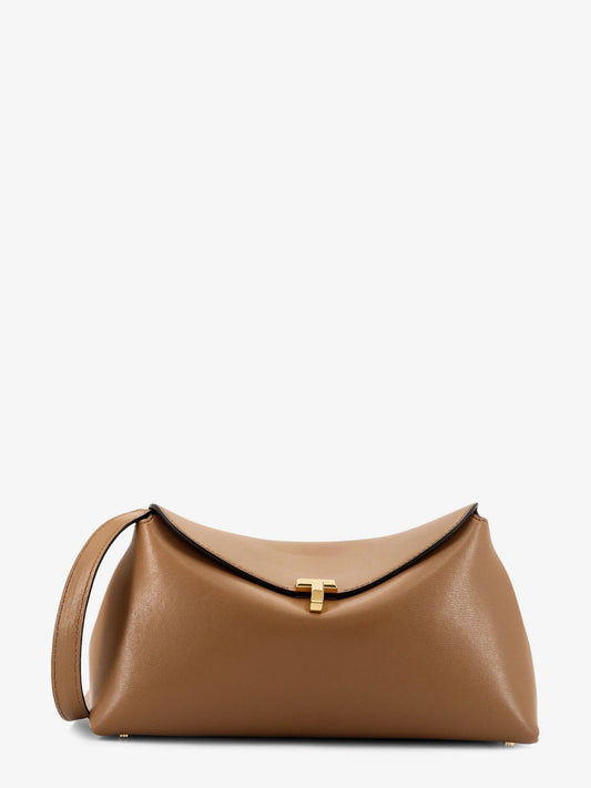 Toteme T Lock Clutch Leather Shoulder Bag