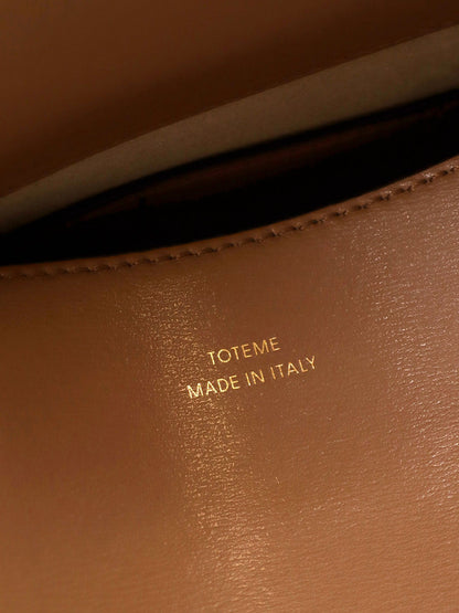 Toteme T Lock Clutch Leather Shoulder Bag