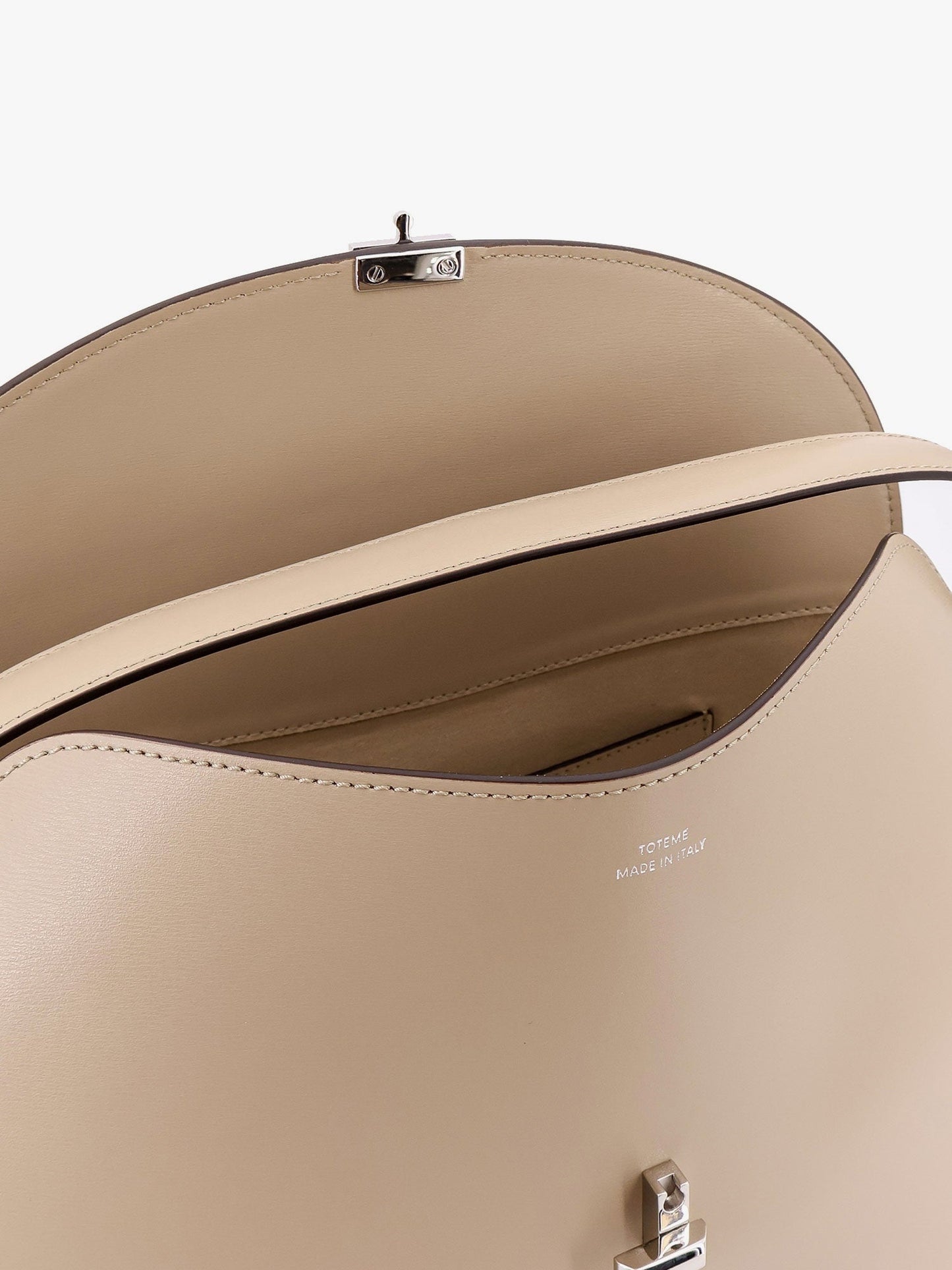 Toteme T Lock Leather Shoulder Bag