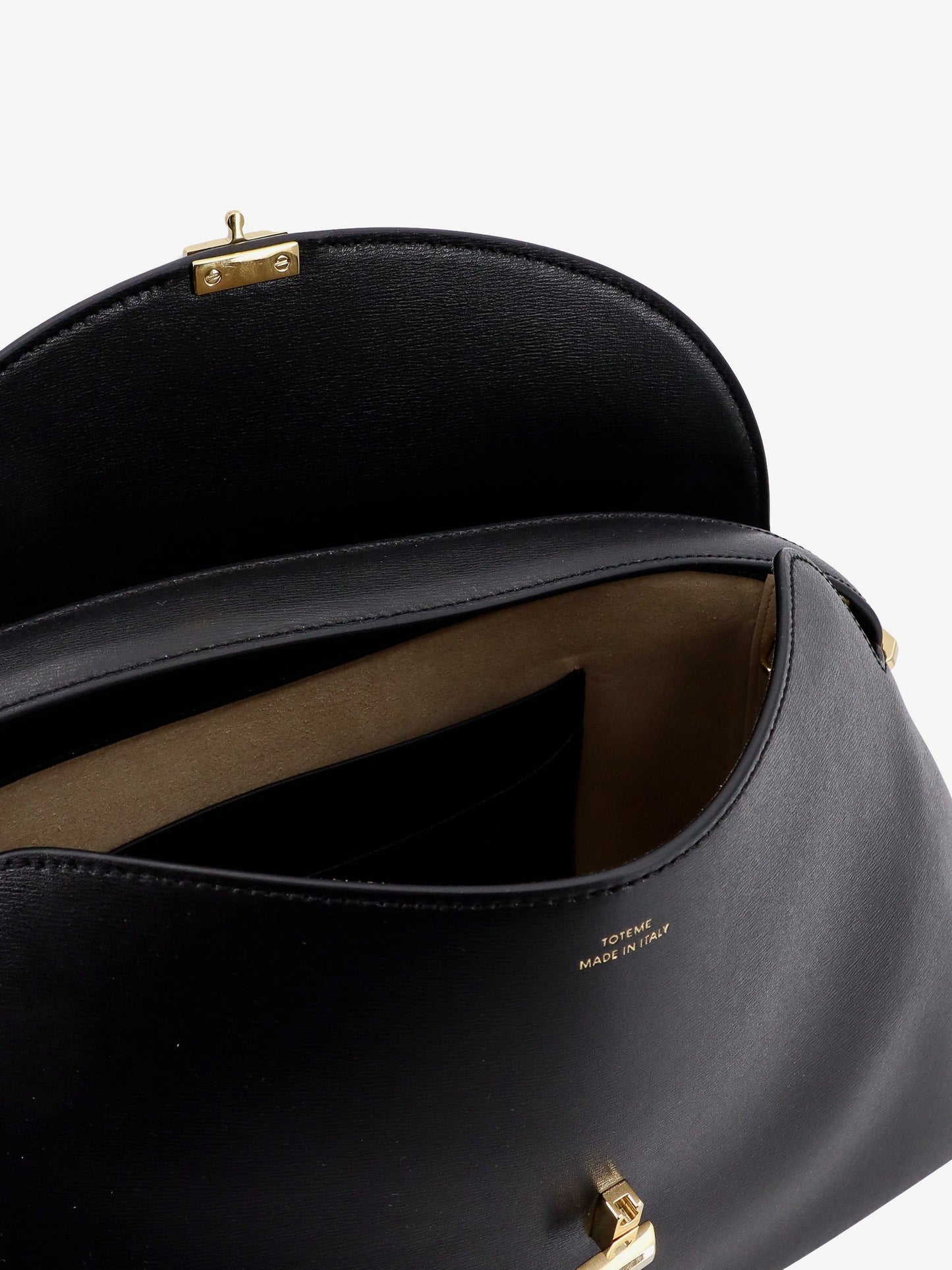 Toteme T Lock Leather Shoulder Bag