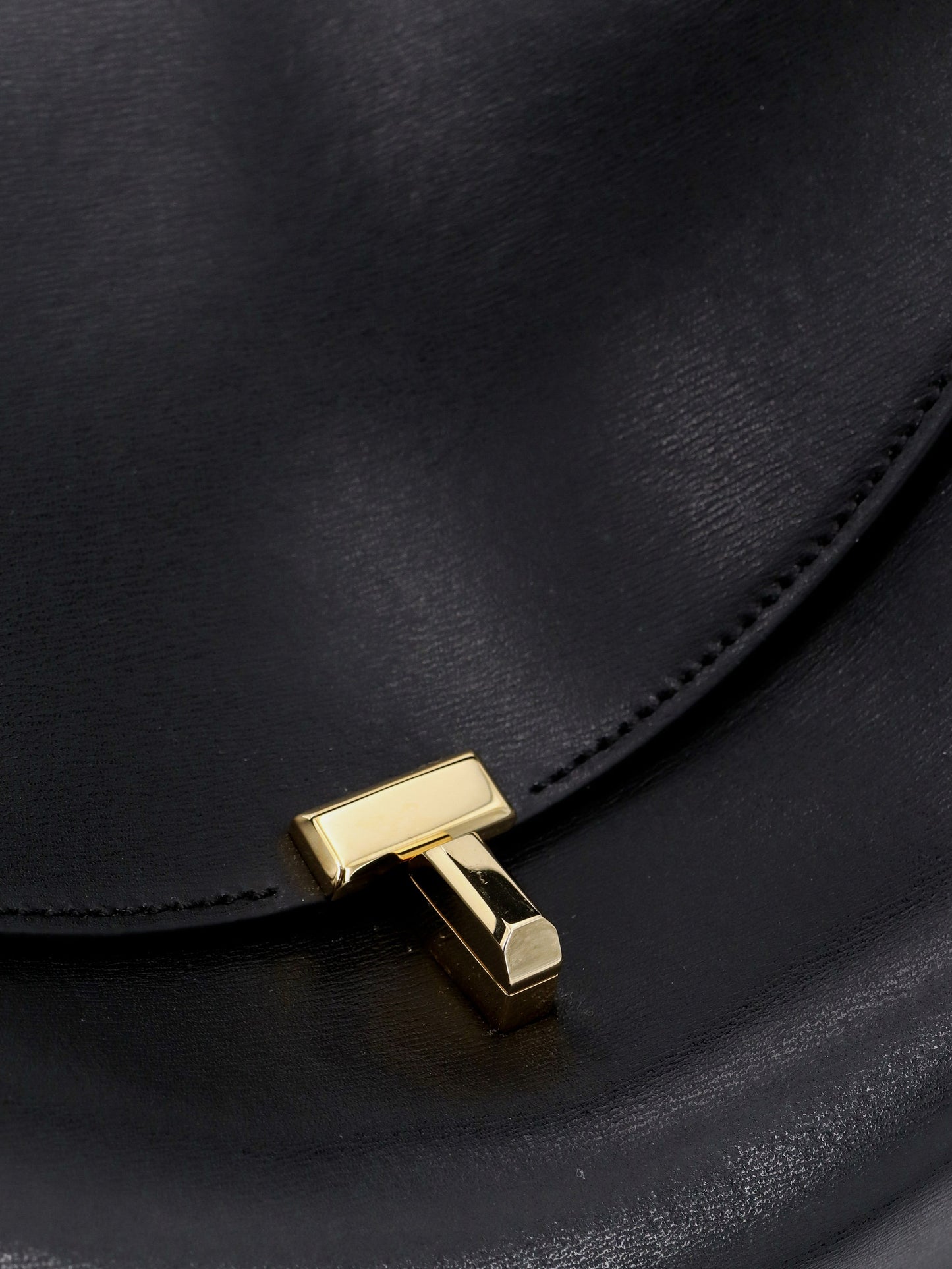 Toteme T Lock Leather Shoulder Bag