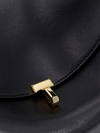 Toteme T Lock Leather Shoulder Bag