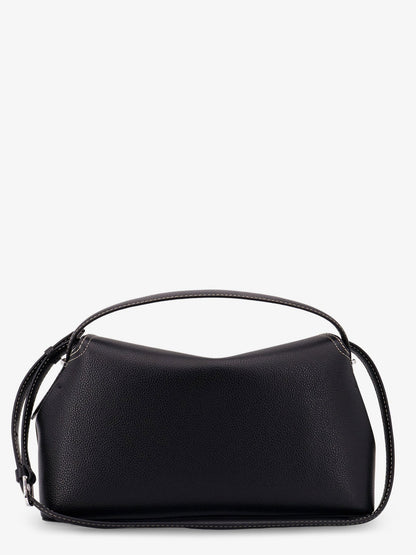 Toteme T Lock Leather Handbag With Contrasting Stitching