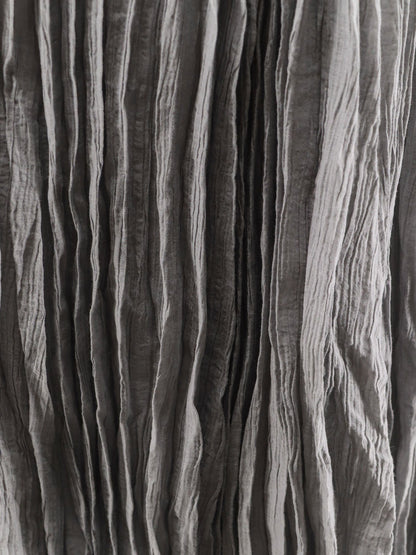 Toteme Crinkled Plissé Cotton Skirt