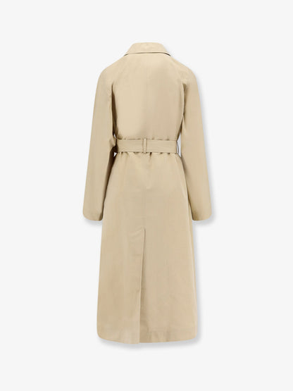 Toteme Tumbled Cotton And Silk Trench Coat