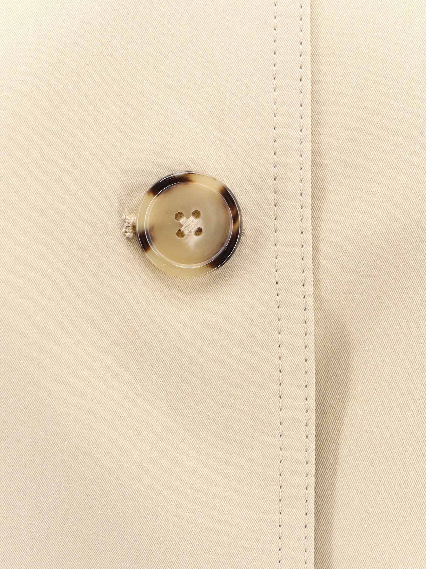 Toteme Tumbled Cotton And Silk Trench Coat