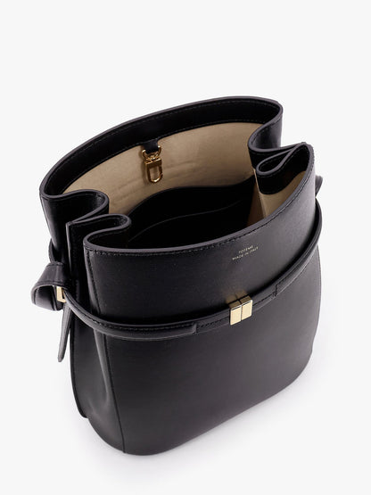 Toteme Belted Leather Bucket Bag