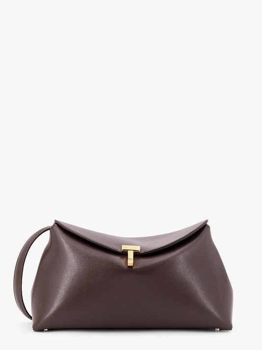 Toteme T Lock Clutch Leather Shoulder Bag