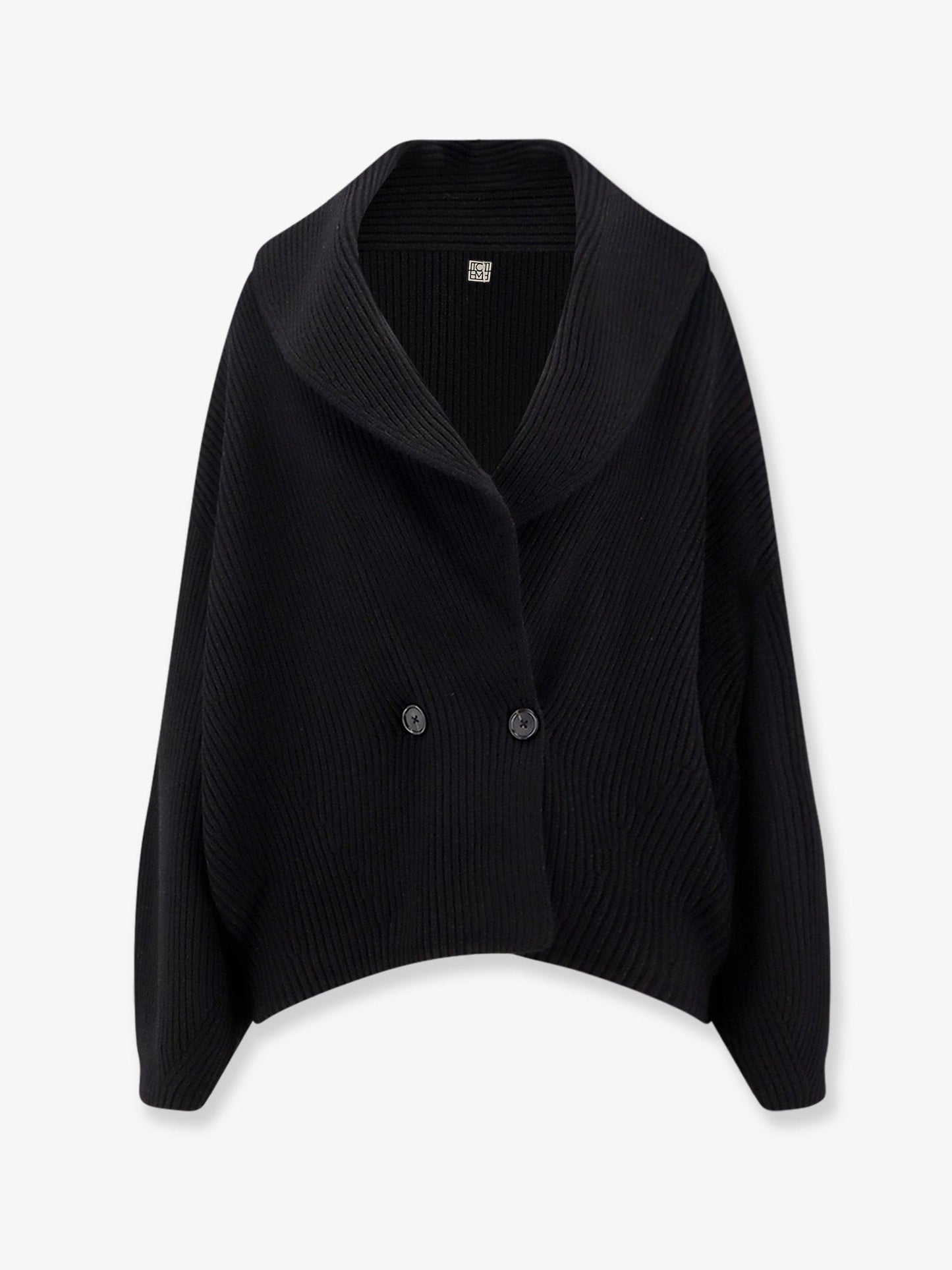 Toteme Shawl Lapel Wool Cardigan