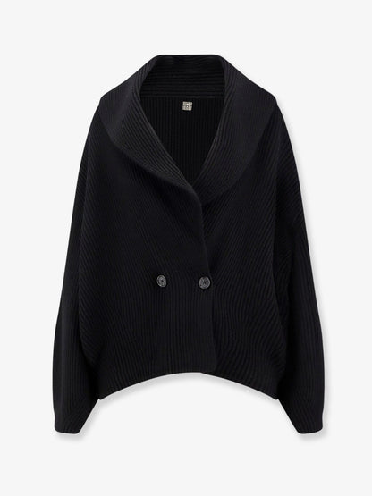 Toteme Shawl Lapel Wool Cardigan