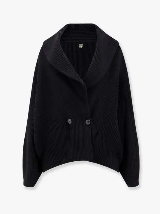 Toteme Shawl Lapel Wool Cardigan