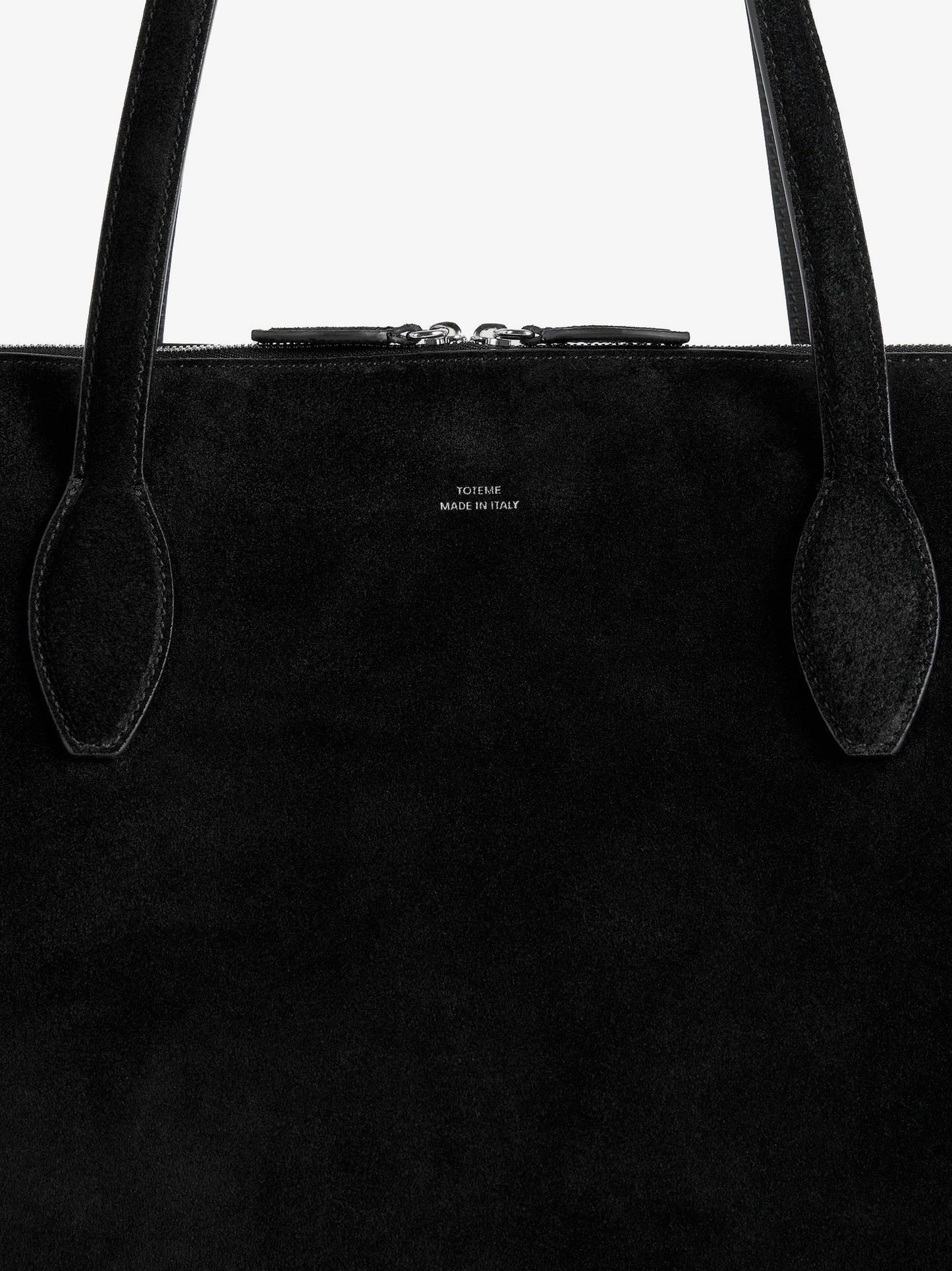 Toteme Suede Handbag With Engraved Logo On The Front