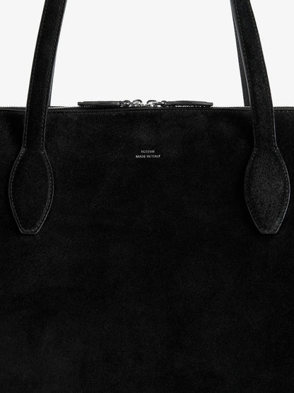 Toteme Suede Handbag With Engraved Logo On The Front