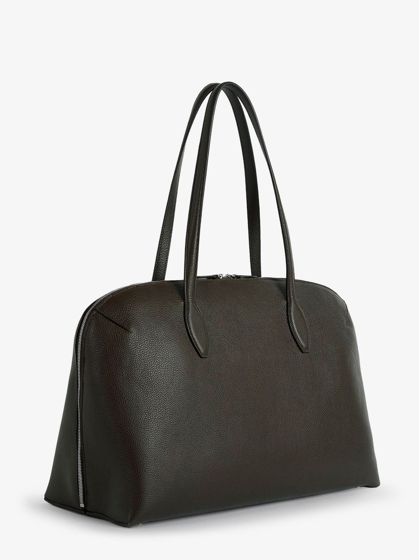 Toteme Suede Handbag With Engraved Logo On The Front