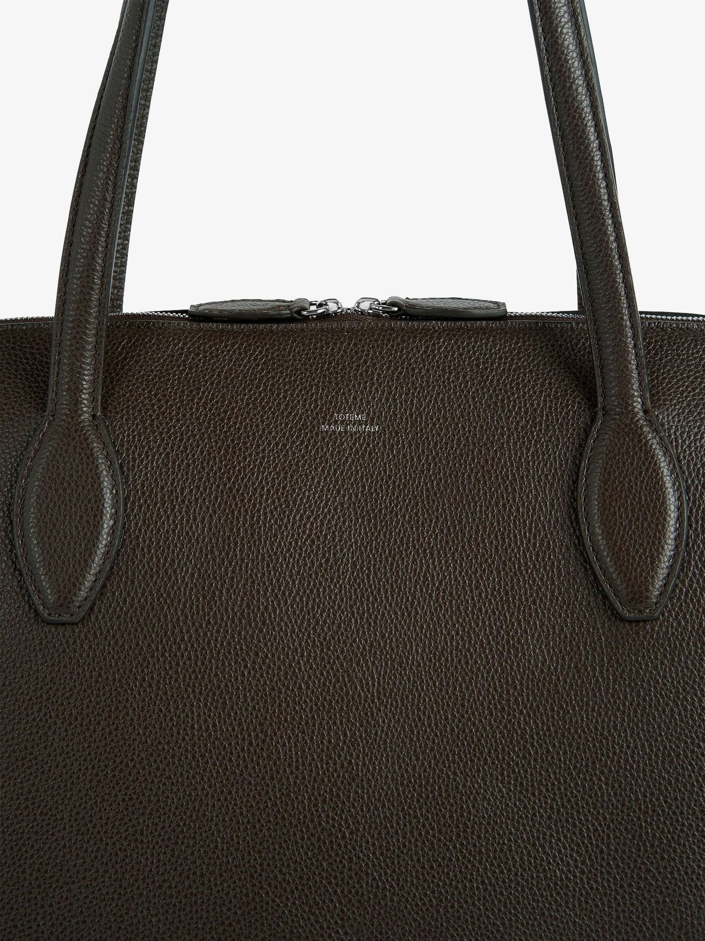 Toteme Suede Handbag With Engraved Logo On The Front