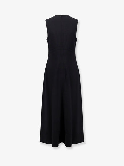 Toteme Woven Stripes Long Viscose Dress