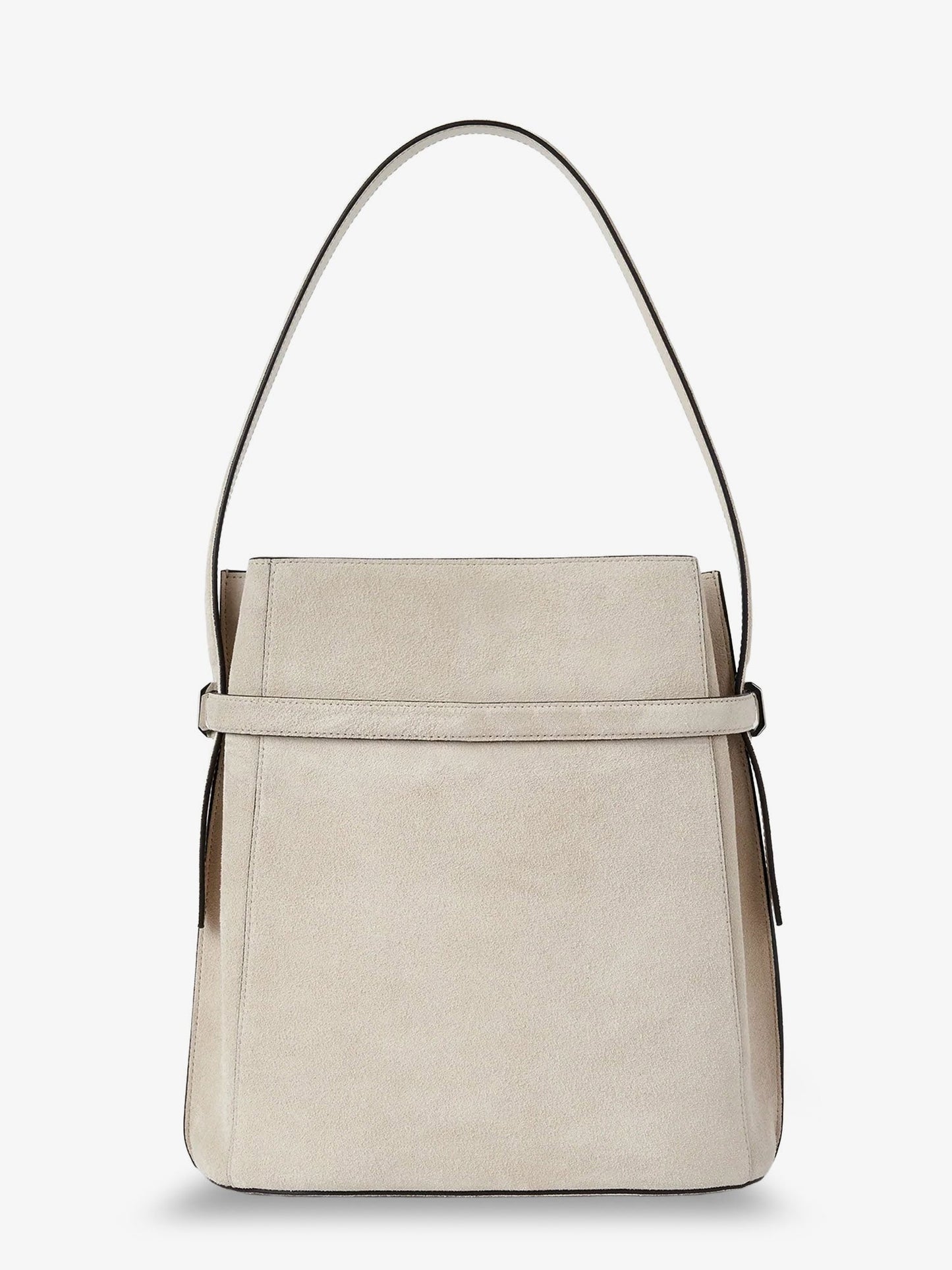 Toteme Belted Suede Bucket Bag