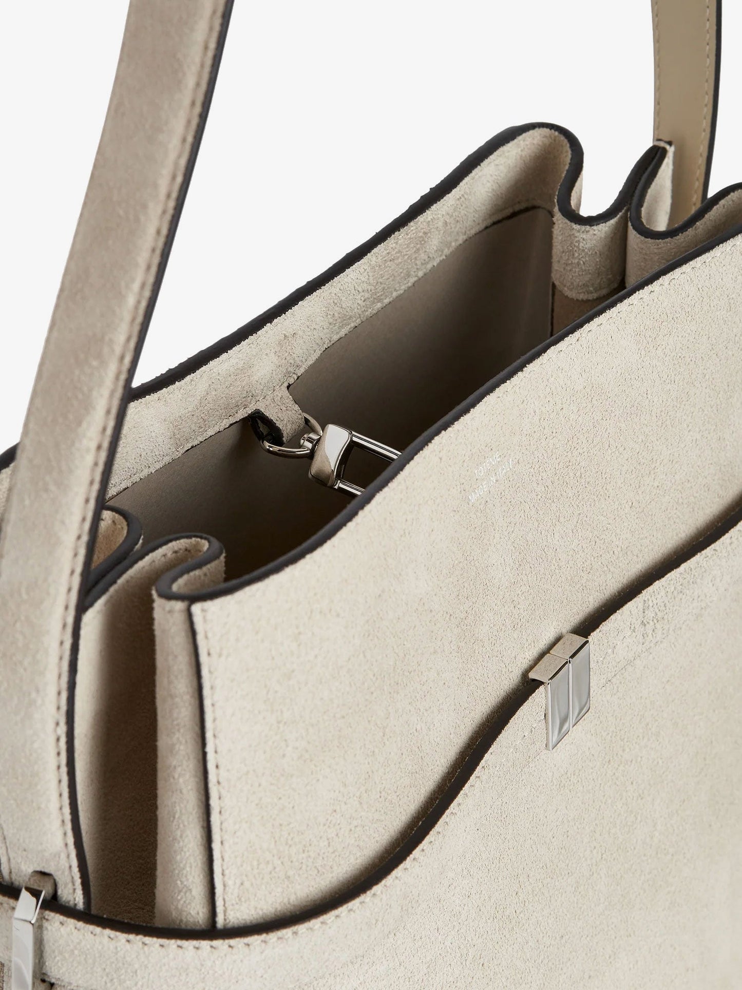 Toteme Belted Suede Bucket Bag