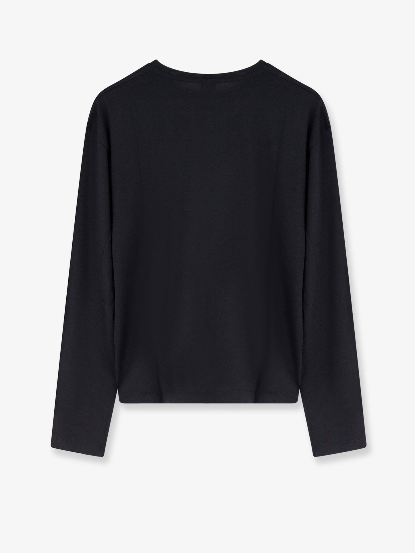 Toteme Classic Long Sleeve Lyocell And Cotton T Shirt