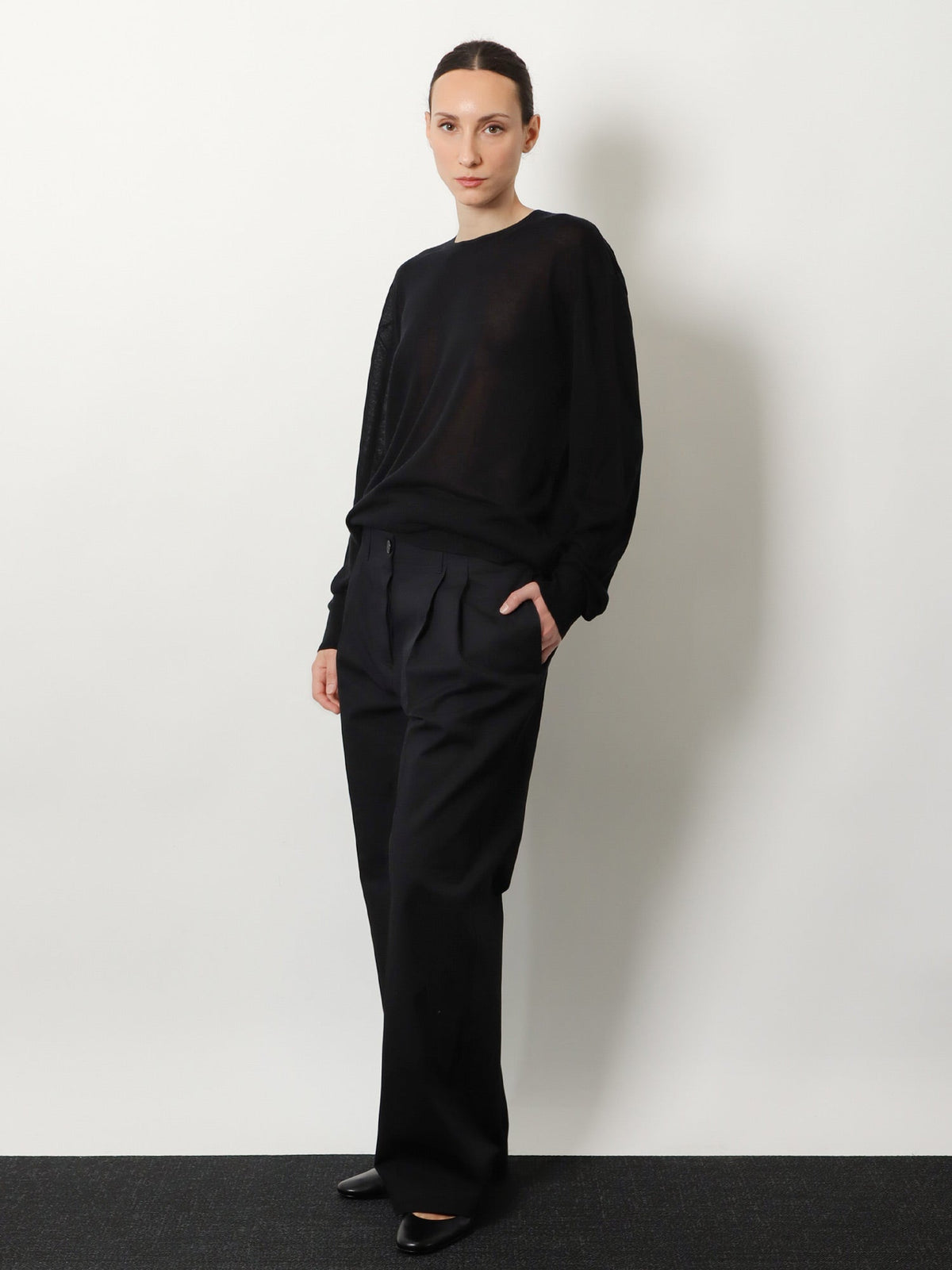 Toteme Lyocell sweater - Black